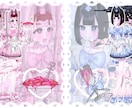 イラストやアイコンを描きます 甘苦く、怖萌えたっぷりな世界観をお届け ♪ イメージ5