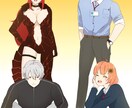 目を惹くようなキャラクターイラストを描きます 比較的安く描きます！誠実に対応します！ イメージ3