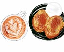 用途は自由！食べ物等のポップなイラストを描きます 広告や書籍等の挿絵を必要としている方へ イメージ1