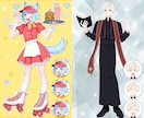 最短3日！立ち絵・表情差分制作します TRPGやIRIAM等の配信用に！ イメージ2