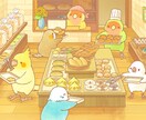 手描き風のタッチで絵本のような世界観を描きます ブログ、ヘッダー、YouTube、挿絵などに! イメージ4