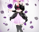 キャラクターの１枚絵を描かせていただきます アニメ調のかわいい系の女の子描きます。 イメージ3