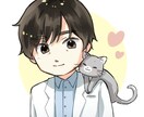 かわいいアイコンをデジタル描きます 最短2日で納品！小物追加もok イメージ1