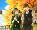 キャラクターが輝く1枚絵を作成します クラシカルで温かなイラストが得意です‧₊˚✧ イメージ10