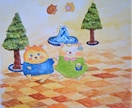 出産のお祝いに、赤ちゃんのための絵本を描きます 手描きで切り絵や飛び出す仕掛けで、誕生の喜びを演出します イメージ3