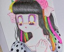 独特で可愛い！個性的な絵柄でかわいくしちゃいます 完全手描き！アナログイラストであなたの魅力を引き出します イメージ2