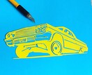 切り絵、ステッカー、ステンシルシート作成致します ハンドメイドなので1点ものです。 イメージ2