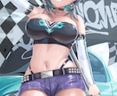 SNSアイコン・一枚絵制作｜可愛いイラスト描きます 配信者・VTuber・創作キャラなど幅広く対応します イメージ2