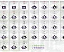 初回専用　貴方の毎日の吉方位鑑定表をお作りします 日盤表で日々の方位取りを！祐気貯蓄で運命変わります イメージ2