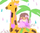 子どもや動物の優しい絵本風イラストを描きます 大切な人に贈るほっとやすらぐイラストです。 イメージ2