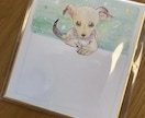 ふんわり水彩の似顔絵作成します ミニ色紙に水彩でふんわりとした似顔絵をお描きします イメージ6