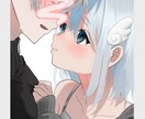カップル、夢絵イラスト制作します 【初回割引実施中】テンプレート型イラストだから高品質で格安！ イメージ2