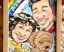 そっくりで表情イキイキ‼️喜ばれる似顔絵描きます 似顔絵検定1級似顔絵師が最高の思い出を！大好きを伝えたい人に イメージ7
