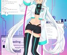 可愛い女の子の絵を描きます！男の子もかけます 実績が欲しいです〜！よろしくお願いします！ イメージ3
