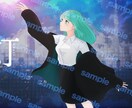 駆け出し活動者様オススメ！サムネ・1枚絵描きます 【見積もり必須】歌みた/配信/飾りすぎない/彩度高め イメージ1