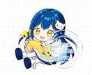 似顔絵可◎かわいく親しみやすいミニキャラを描きます キービジュアル・グッズ・アクキー・動画用・アイコンにおすすめ イメージ2