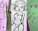 アイコン、プレゼントイラストなど作成いたします アメリカポップで個性的、カラフルなイラストなど作成します イメージ3