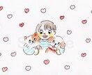 顔のみ）ゆるくてかわいい雰囲気似顔絵を描きます ♡写真をもとに描くので思い出づくりやプレゼントにもおすすめ！ イメージ2