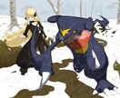 モンスターや人間のイラスト、アイコン描きます オリジナルキャラクター、かっこいい可愛いイラストが必要な方へ イメージ3