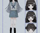 TRPGで使える立ち絵制作やキャラデザを行います 表情3種・参考画像のような簡易的なディスプレイ付き イメージ3