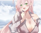 魅力的でSNS映えする女の子のイラストかきます 可愛らしく少し色っぽい女の子が得意です イメージ1