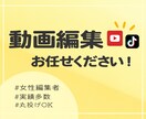 YouTubeやTikTokの動画を編集します 初めての方も安心の実績多数で丁寧な対応♪ イメージ1