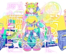 商用利用可！誰にも似てないカラフルな絵を描きます ◉企業実績あり！カラフルポップな「かわいい」を！ イメージ1