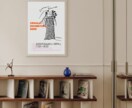 おしゃれな手書きイラストの入ったポスター作成します POPでゆるくておしゃれな空間に合うアートなポスター イメージ4