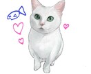 似顔絵やペットを可愛く丁寧に描きます プロフィール写真やプレゼント、結婚式用などにご利用ください イメージ1