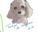 おうちの子を優しい水彩風のイラストでお描きします 似顔絵・メモリアルギフトにも。 イメージ7
