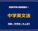 元英語塾講師が文法の基礎を指導します ☆初心者向け☆苦手な文法をひとつひとつ解説！ イメージ1