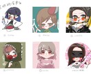 SNSで使えるアイコン描きます 選べる絵柄であなたのアイコンを描かせてください(*´꒳`*) イメージ1