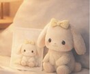 不安な夜にそっと寄り添うお守りカードを制作します 印刷して持ち歩ける、静かな安心のための一枚 イメージ4