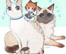 その子の個性を大切にイラスト制作します どんな動物さんでもOK！家族のペットイラスト イメージ6