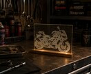 愛車を世界に一つだけのLEDガラスアートにします 走った記憶を、光るアートとして残す。 イメージ1
