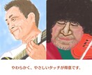 手描き風・温かみのある似顔絵をお描きします SNSやプロフィールに使いやすい似顔絵アイコンをお作りします イメージ4