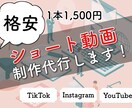 各SNSの動画編集代行します 経験値アップの為、格安で提供させていただきます！ イメージ1