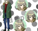 TRPGの立ち絵を作成します シンプルで可愛い立ち絵を作成します イメージ5