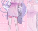 ポップで映える！あなた色の立ち絵をお描きします 明るくポップな配色でカラフルキュートな立ち絵をお届け♪ イメージ5