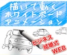 描いた絵が動きだす、手書き風アニメーション作ります ホワイトボードアニメーションでビジネス、結婚式、PR イメージ1