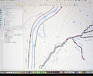 QGISを使用して、情報を地図上に表示します 紙で保存している地図データを、世界標準ソフトでDX化 イメージ4