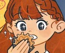 ポップで可愛い似顔絵描きます 自分の魅力を改めて気付けるイラスト イメージ4