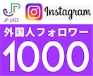 Instagram外国人フォロワー 1000人ます 100人¥500、24時間以内に開始。 イメージ1