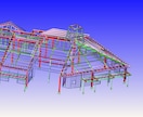 鉄骨施工図　リアル４にて作成します 施工図、積算、リアル４データのみ入力対応します。 イメージ2