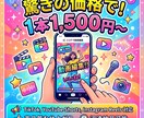 1本1500円~SNS向けショート動画を編集します 破格の一本1500円です！動画素材を2本分お送りください！ イメージ1
