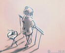 ラフなアイコン用イラスト作成します ラフなタッチと雰囲気でどこでも使いやすいイラストを作成！！ イメージ2