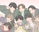 アイコンやサムネなどの一枚絵を描かせていただきます SNSや動画投稿にイラストが必要な方はぜひ！ イメージ6