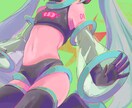 SNSアイコンやヘッダー、動画サムネ等描きます あなたのキャラクターを存分に可愛く描き上げます！ イメージ7