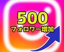 インスタフォロワーを500人増えるよう拡散します 1フォロワー3円★追加オプションでさらにお得 イメージ1