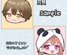 商用利用OK★ミニキャラ、ちびキャラ作成します 動画配信用、サムネ、SNSアイコンなどにいかがですか？ イメージ3